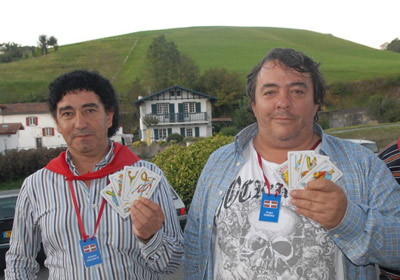 Antonio Vicente y Angel Ribero, la pareja Euskadi 1, ha revalidado la txapela del campeonato (foto Kepa Etchandy/Ibaifoto.com)