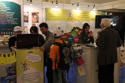 Basque stand at Expolingua Fair in Berlin (photo Etxepare)