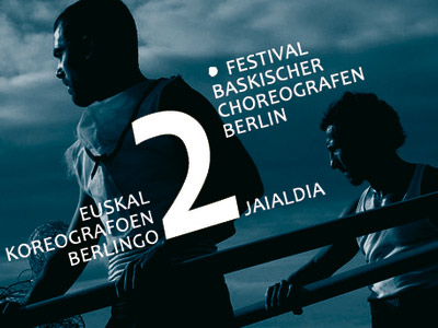 Poster announcing the second edition of the Festival of Basque choreographers in Berlin 