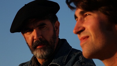 Shot from Zuretzako with father and son actors (photo zuretzakofilm.blogspot.com)