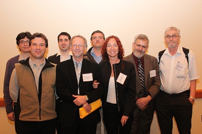 A group of experts who attended the conference along with Viola Miglio, coordinator of the Basque program at UC Santa Barbara