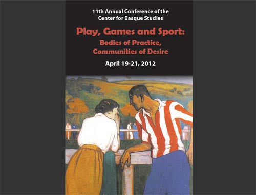 Cartel de la XI Conferencia Anual que organiza el Centro de Estudios Vascos de la Universidad de Nevada en Reno