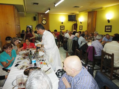 Imagen de la comida del año pasado, celebrada, como siempre, en Galdakao (foto EuskalKultura.com)