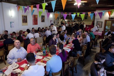 Aberri Eguna celebration at New York's Basque club in 2011 (photo EENY)