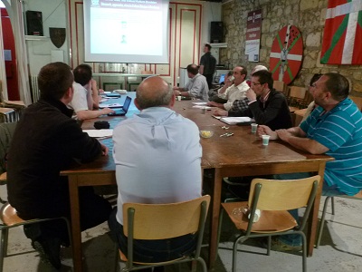 Reunión de los centros vascos de Francia (foto BordeleEE)