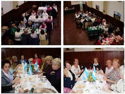 Celebración de la Asociación de Mujeres Vascas, Emakume Abertzale Batza de Rosario con motivo del Día la Bandera de 2010 en el Zazpirak Bat rosarino