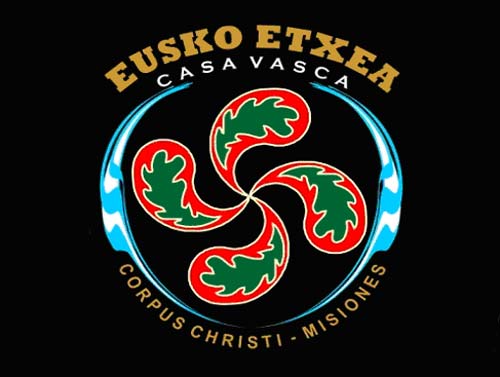 Logo del Centro Vasco Eusko Etxea de Corpus Christi, en la provincia argentina de Misiones