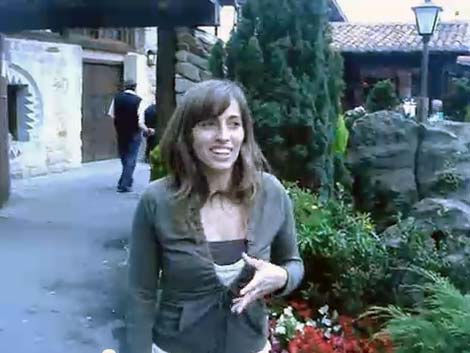 Los fans de la argentina Rocío Basterra podrán seguirla a partir de la semana que viene en ETB1, así como en el Canal Vasco en el programa 'Yes we jai' (foto video EuskalKultura.com)