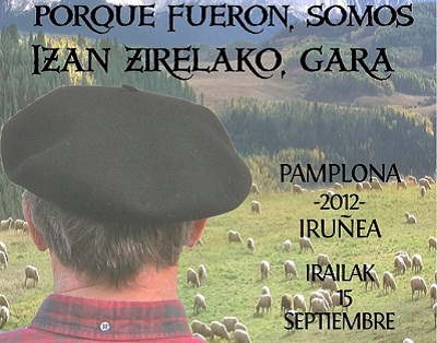 Event poster organized by Euskal Artzainak Ameriketan