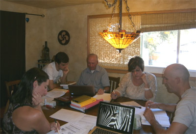 One of the sessions during the Basque teachers' workshop held in Boise (photo NABO)