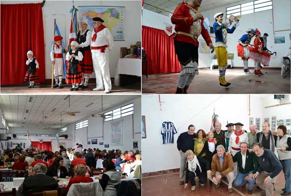 Imágenes del almuerzo por el 20 aniversario del Zelaiko Euskal Etxea (fotos EE)