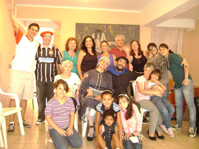 Socios de la Eusko Brasildar Etxea de Sao Paulo celebrando la fiesta de Navidad (foto EuskoBrasildarEE)