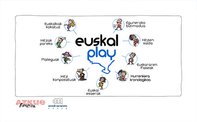 EuskalPlay website to practice and learn Basque