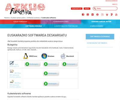 Algunos de los servicios que ofrece la Fundación Azkue