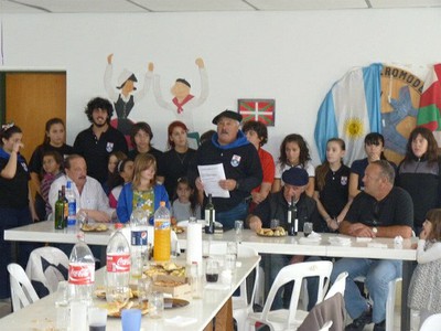 Etorritakoengatik Basque club celebrated its first anniversary with a lunch in March (photo EE)