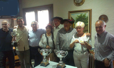 The winning delegation during the awards ceremony (photo ValldolidEE)