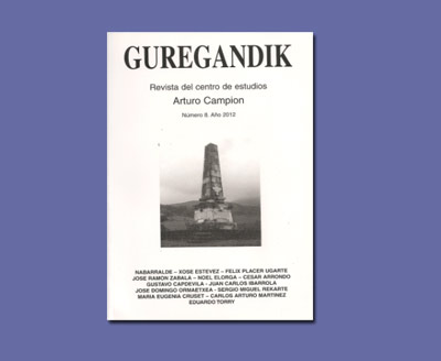 Portada de la revista cultural Guregandik, del Centro de Estudios Vascos Arturo Campion