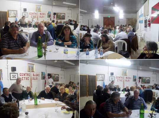 La primera cena del año se llevó a cabo el 11 de mayo, día del Himno Nacional Argentina (fotoEE)