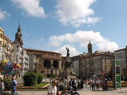 Gasteizko Andra Mariaren plaza (argazkia: Carmen Martín)