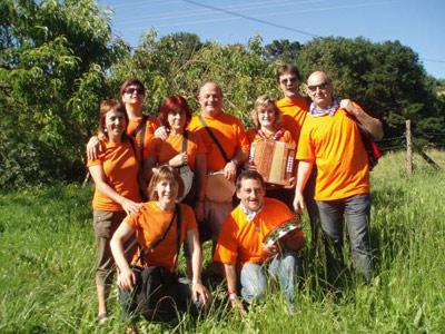 Los músicos que viajarán a Italia en el documental "Trikifollia" (foto Trikifollia)