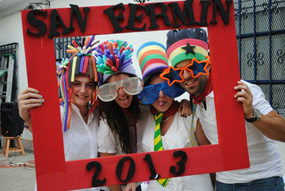 Gran ambiente y mucha juventud en la fiesta de San Fermín 2013 de la Euskal Etxea de México DF (foto MexikoEE)