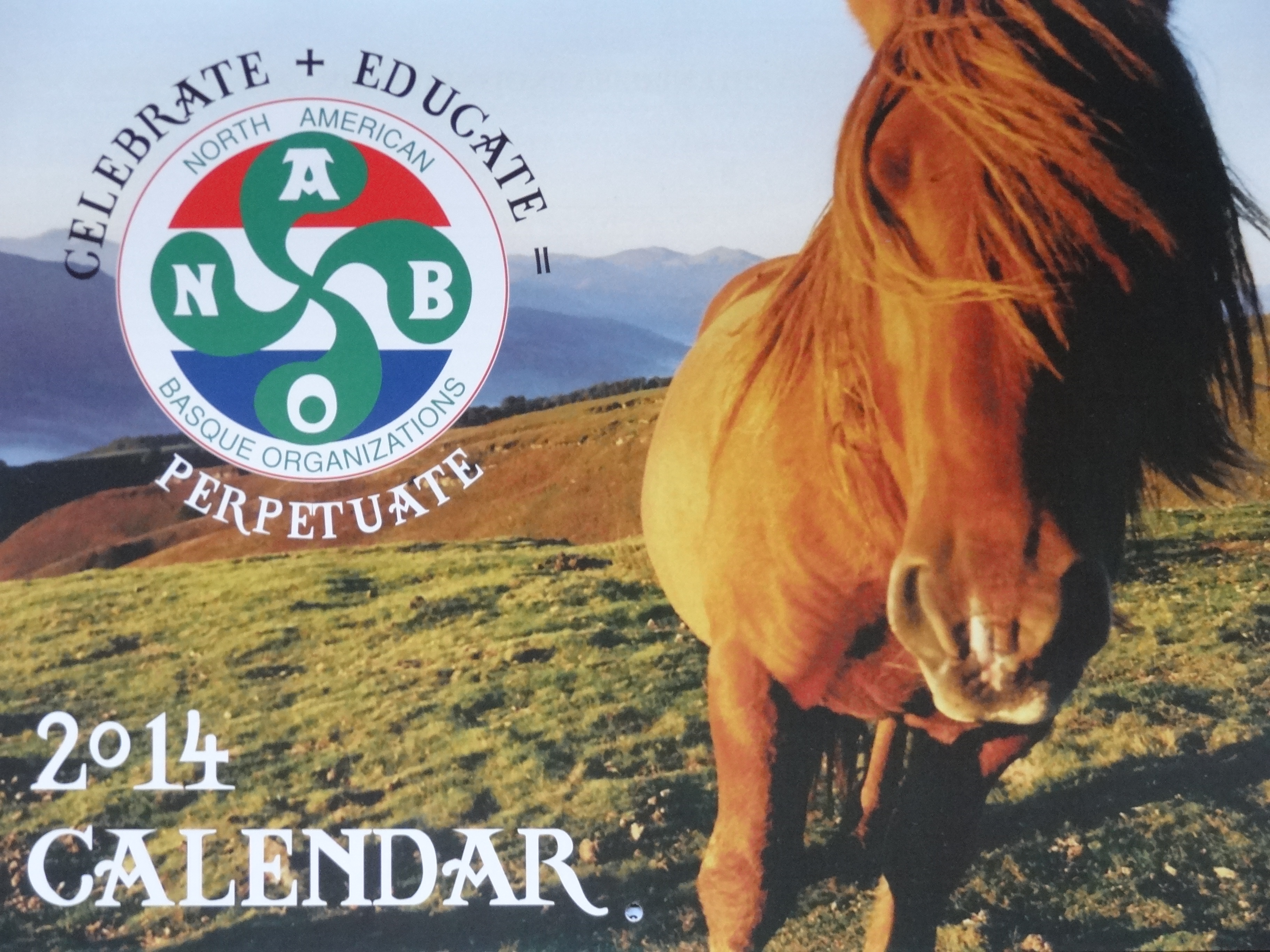 Portada del calendario NABO 2014