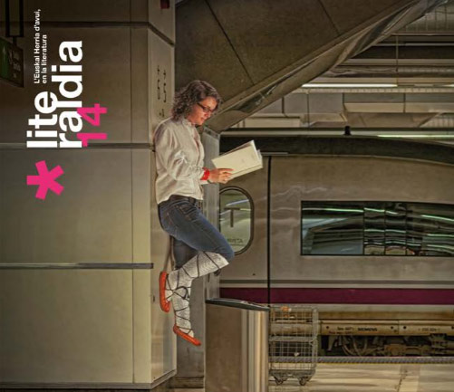 Cartel anunciador de Literaldia 2014, actividad organizada por Euskal Etxea de Barcelona