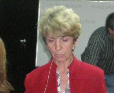 La presidenta saliente, Isabel del Carmen Labiano (foto EuskalKultura.com)