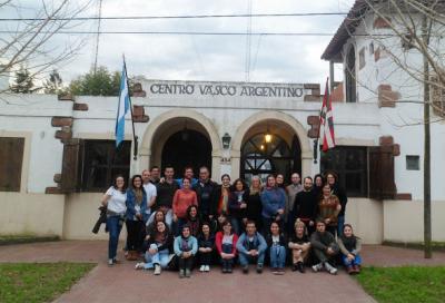 Participants at the 2014 Winter Barnetegi in Chascomus at the Basque club