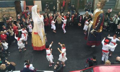 San Fermin 2014 at Argentinean Basque and Navarran clubs
