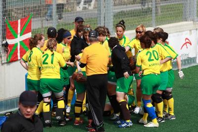 Imagen del equipo vasco Orioko Bate Bizkorrak, que aporta sus jugadoras a la Selección Vasca que jugará esta próxima semana en Canadá (fotoOBB)