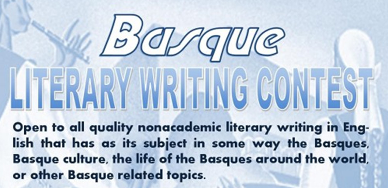 Basque Literary Writing Contest 2014 deadline is October 1st