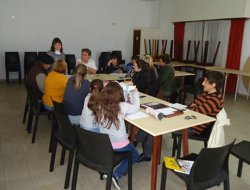 First Basque class at the Gure Etxe Maitea in Olavarria