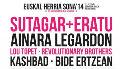 Detalle del cartel de EH Sona 2014!