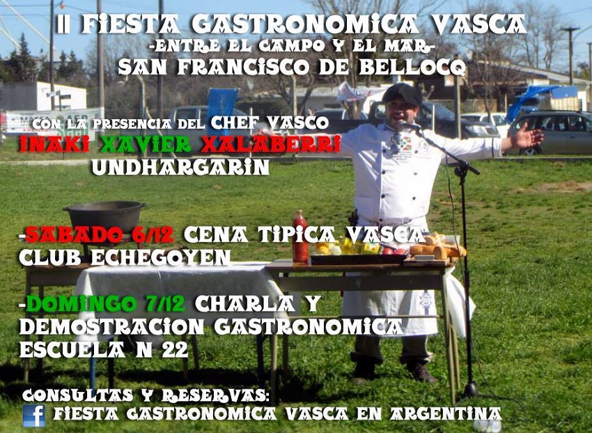 Se viene la 2ª edición de la Fiesta Gastronómica Vasca en Bellocq