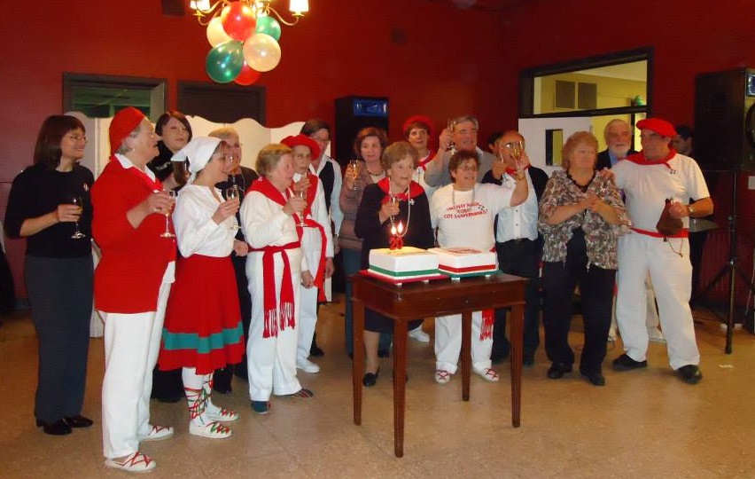 20º aniversario del centro Gure Txokoa de Azul