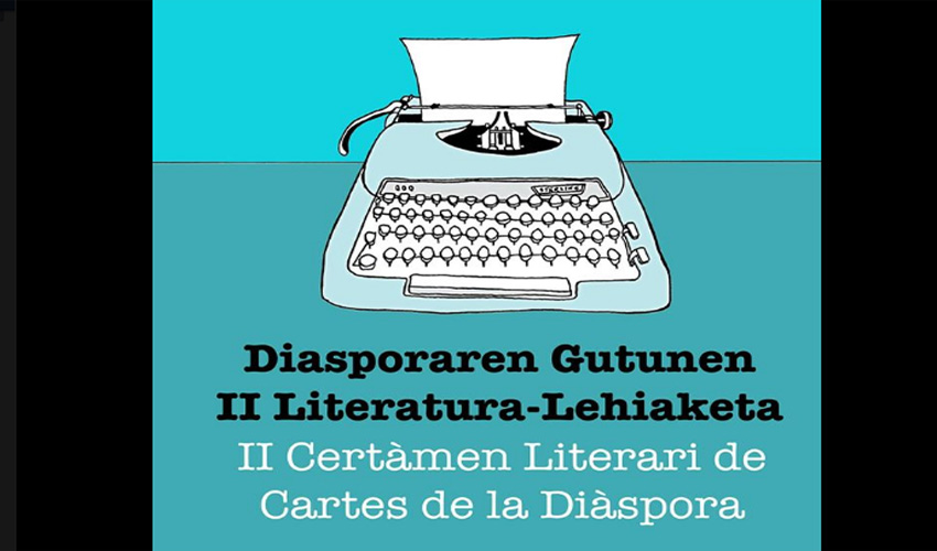 Diasporaren Gutunen II  Literatura Lehiaketaren kartela