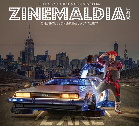 Promotional poster for Zinemaldia.cat 2015, Barcelona’s Basque film festival
