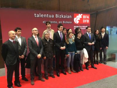 Presentation of “Be Basque Talent Network,” presided by the Deputy of the Presidency, Unai Rementeria, and by the Deputy for Economic Promotion, Imanol Pradales (photoBizkaimedia)