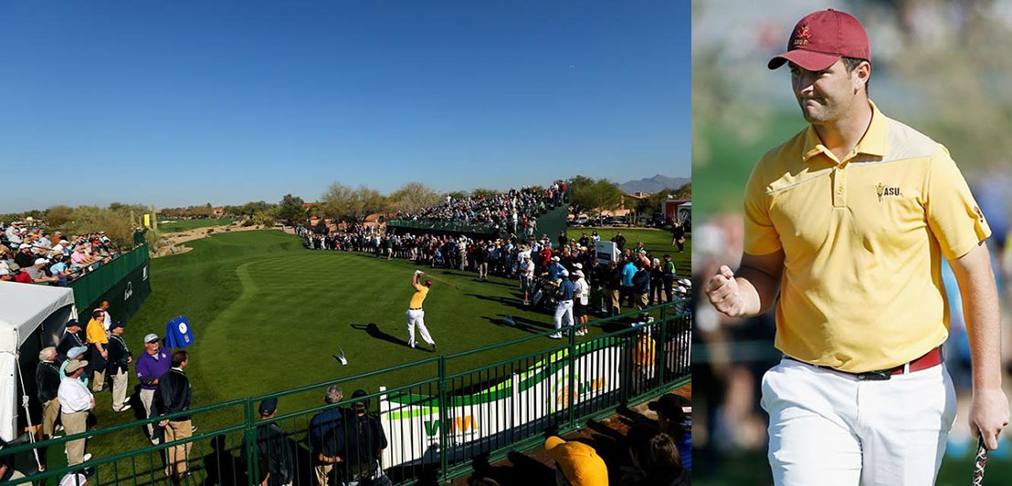 A few weeks ago, he made fifth at a PGA tournament, becoming the first amateur to accomplish that feat, since 2008 (Photos: Jon Rahm)