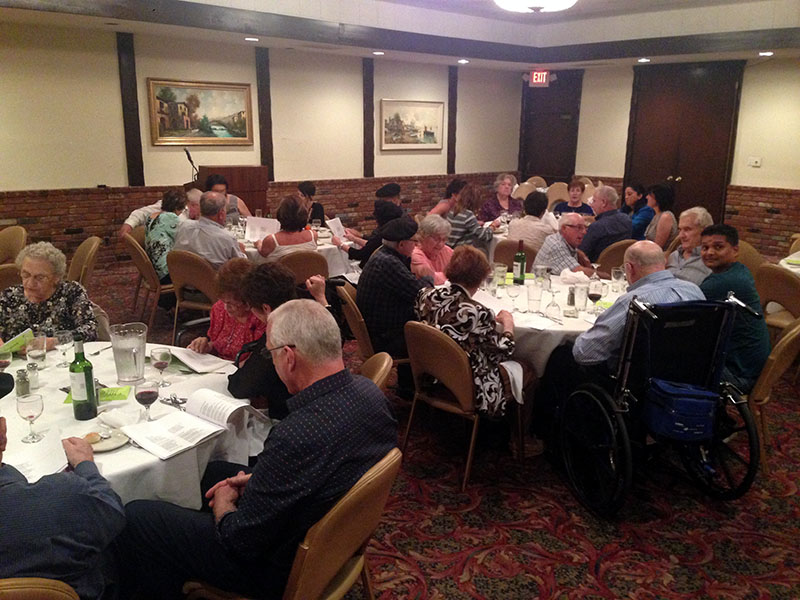 Taix restaurant has several private rooms; one of those served as the meeting place for this year's Kantari Eguna (Photo: Ander Egiluz Beramendi)