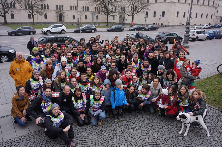 Korrika 2015 organized by the Munich Basque Club