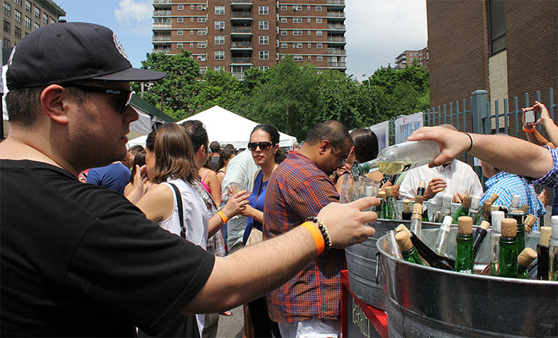 The patio of the Txikito restaurant was packed with more than 400 people that attended this year's Txikifest (Photo: Txikifest)