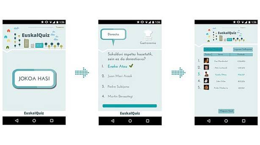 Una imagen del juego Euskal Quiz