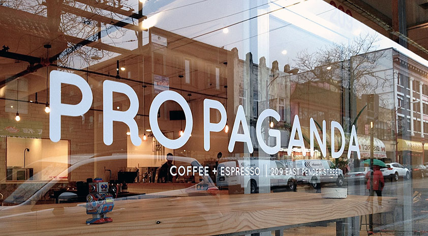 Chef Jefferson Álvarez chose Propaganda Coffee because the space in front of the bar is completely open (Photo: P.C.)