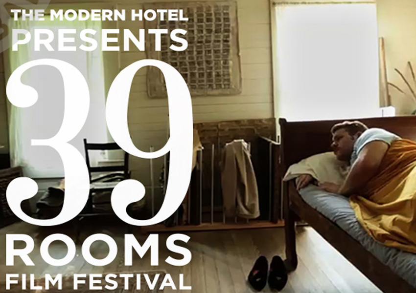 Promotional poster for the "39 Rooms Film Festival" of Boise