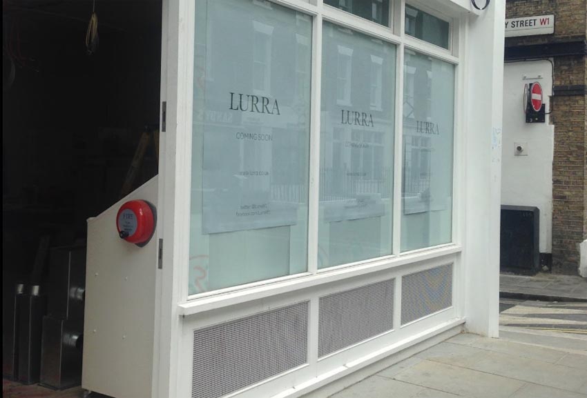 The new London Basque grill and restaurant Lurra a few weeks before its opening in September 1st.