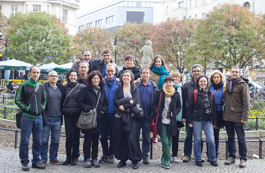 Basque teachers at European Basque clubs at their annual meeting in 2014, held in Berlin (photoHABE)