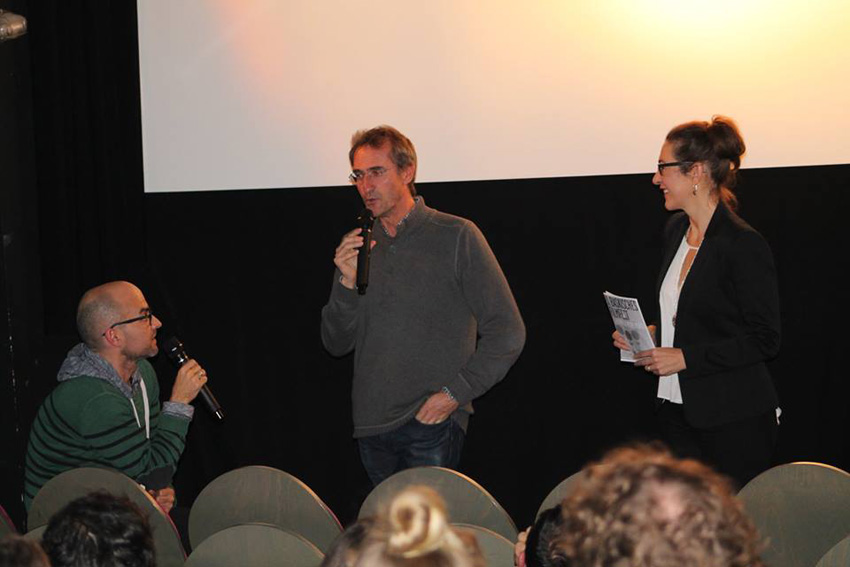 El director Pablo Malo presentó en Berlín su película "Lasa y Zabala" (foto Berlín CV)