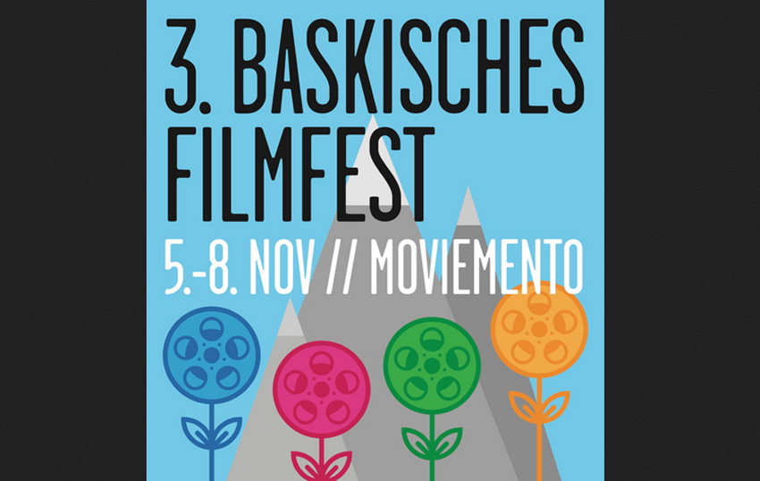 Cartel del III Festival de Cine Vasco de Berlín